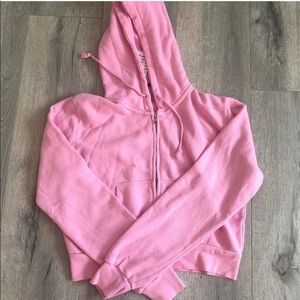 BNWT Bubblegum Pink Brandy Melville Crystal Hoodie